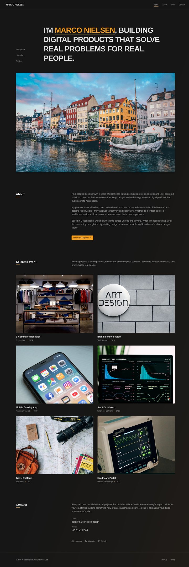 Marco Nielsen Portfolio