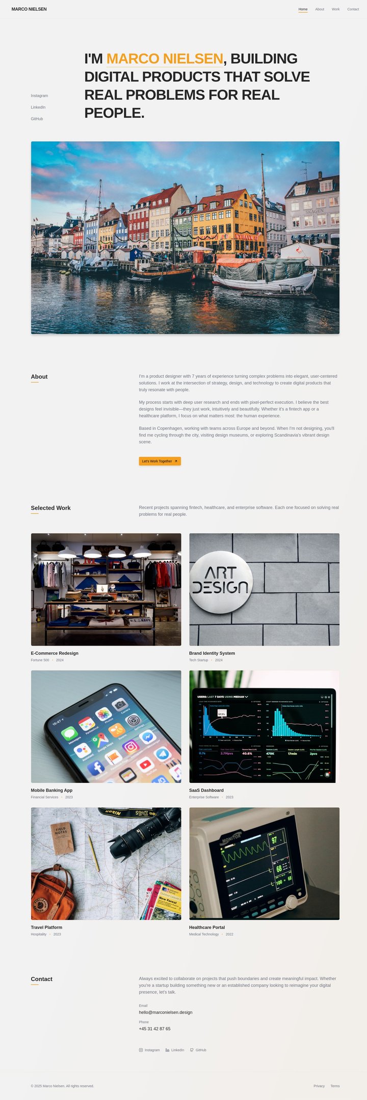 Marco Nielsen Portfolio
